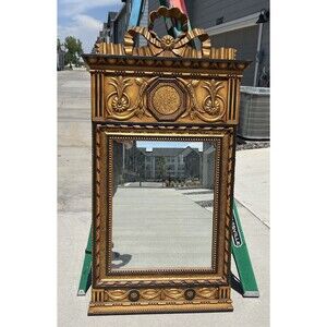Ornate Wall Mirror  19th Century 58”x30”